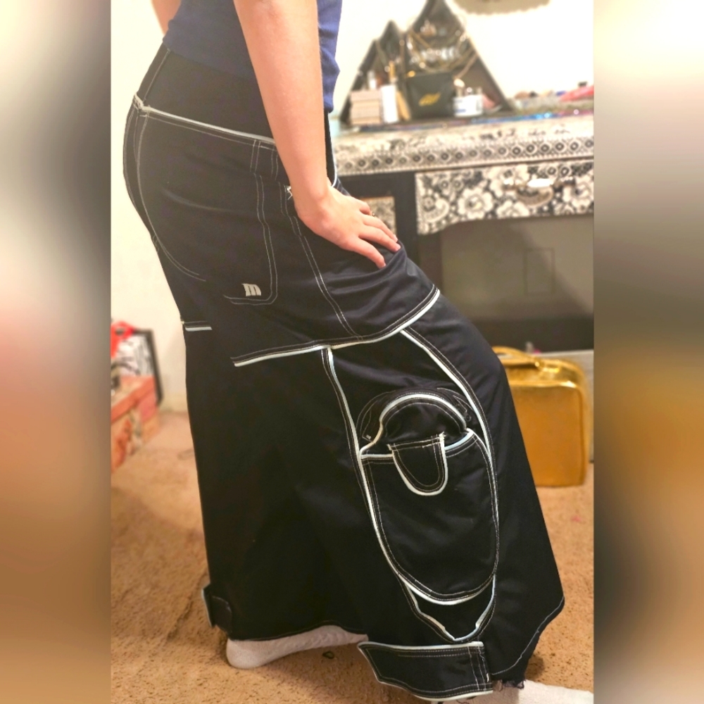 Vintage 90's glow-in-the-dark rave pants